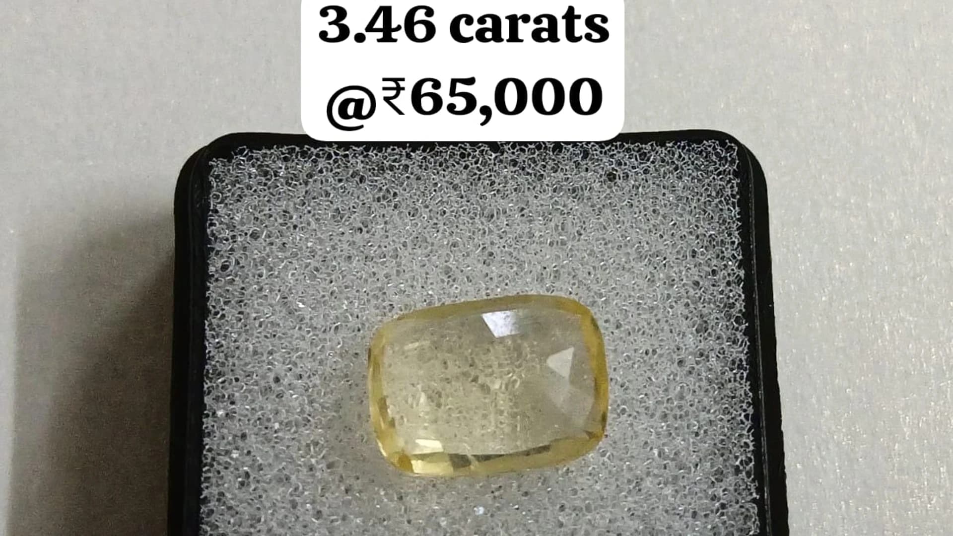 Ceylon Canary Pukhraj — canary yellow unheated yellow sapphire